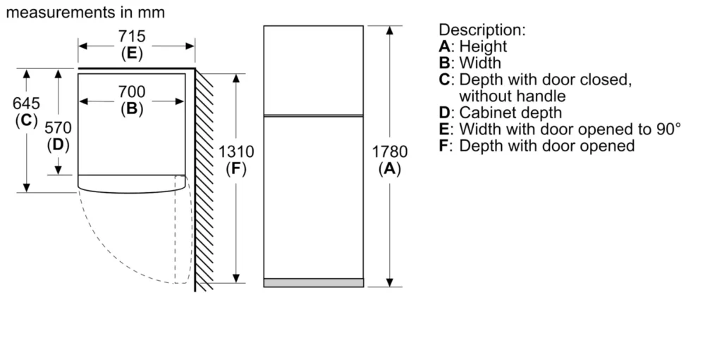 Serie 4 | Nofrost İnox 178 x 70 Buzdolabı - Görsel 8