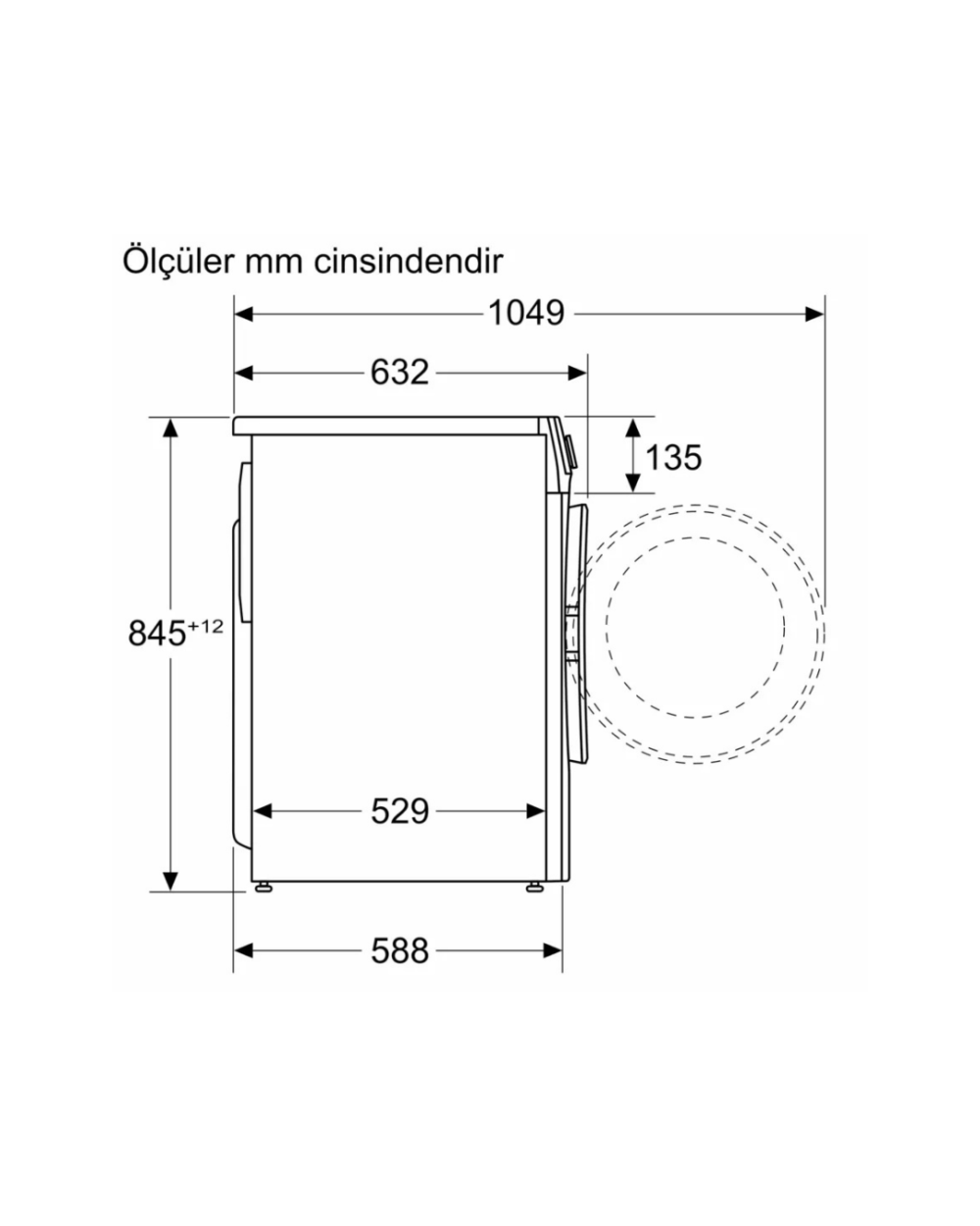 Serie 4 Çamaşır Makinesi 9 kg 1400 dev./dak. - Görsel 8