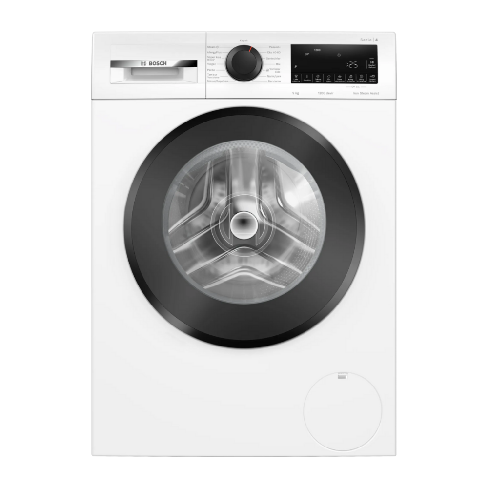 Serie 4 | Çamaşır Makinesi 9 kg 1200 dev./dak.
