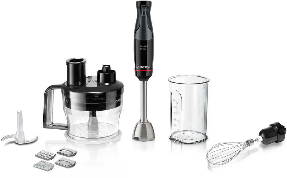 Seri 4 El blenderi ErgoMaster 1000 W Siyah, antrasit