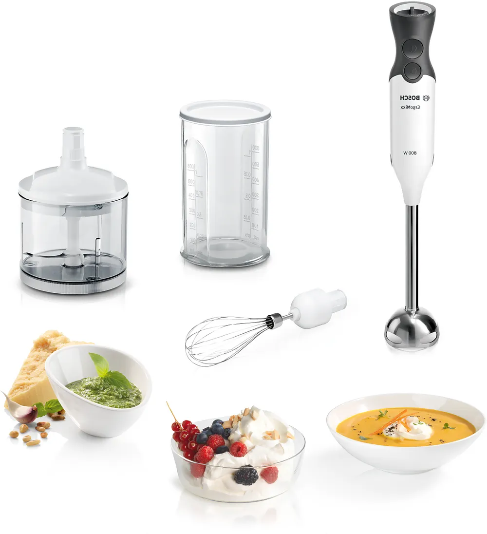 El Blenderı ErgoMixx 800 W Beyaz, Antrasit - Görsel 5
