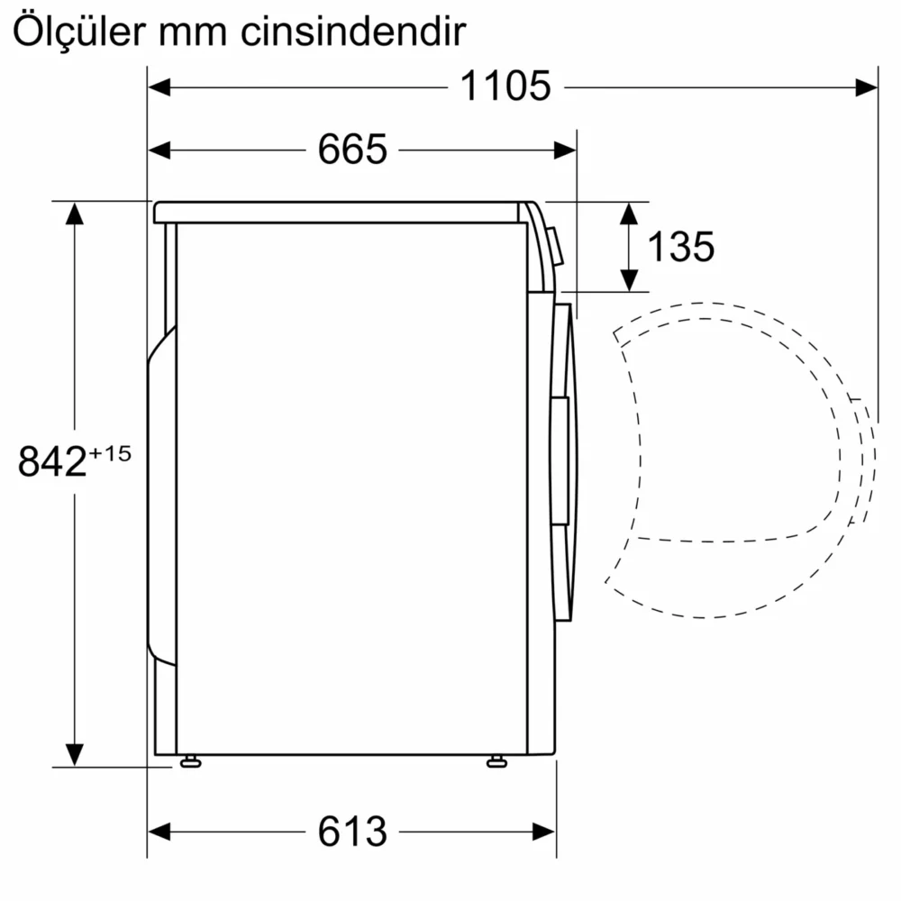 Serie 4 | Isı Pompalı Kurutma Makinesi 8 kg - Görsel 17